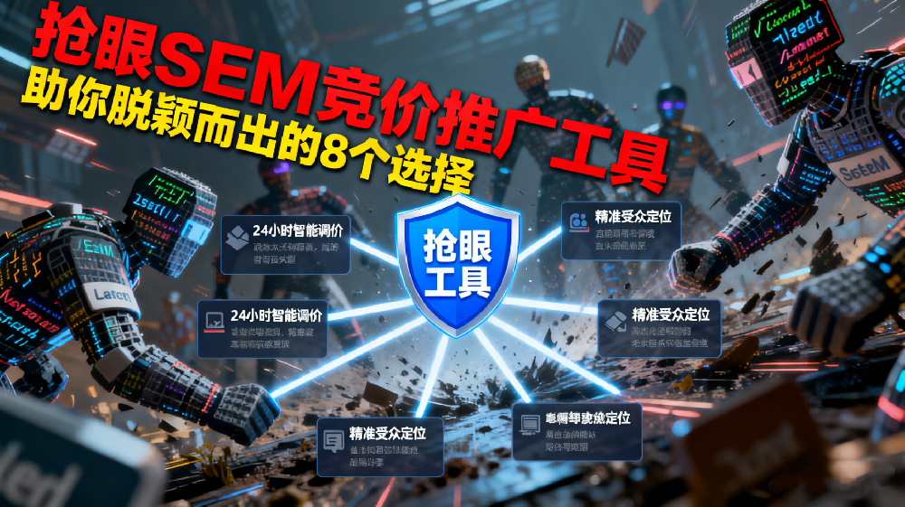 抢眼SEM竞价推广工具，助你脱颖而出的8个选择