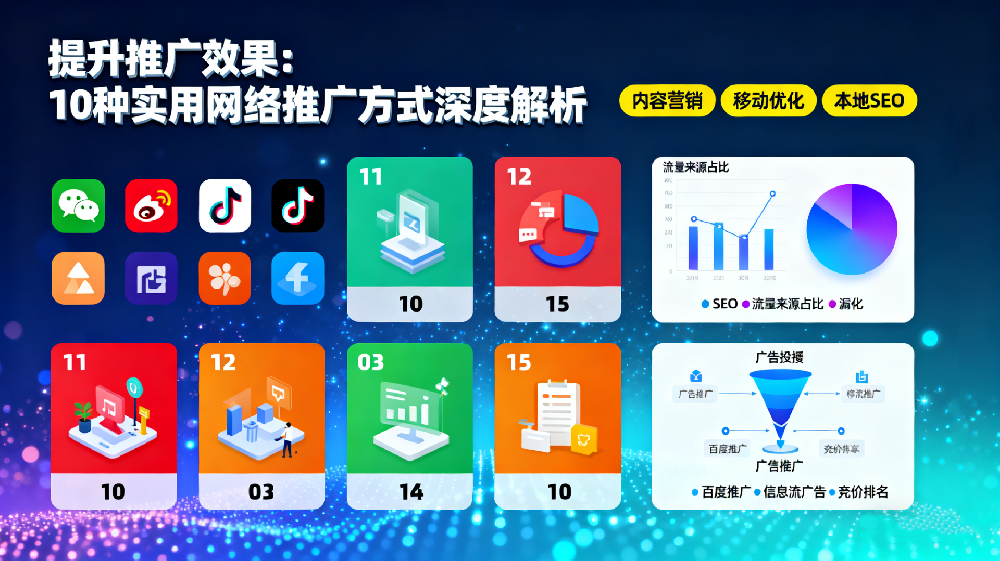 提升推广效果：10种实用网络推广方式深度解析