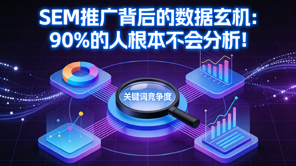SEM推广背后的数据玄机：90%的人根本不会分析！