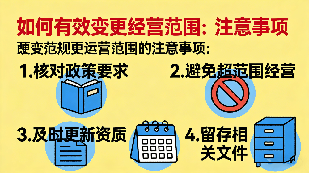如何有效变更经营范围：步骤、注意事项与成功策略