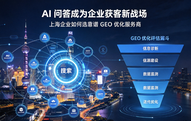 AI 问答成为企业获客新战场，上海企业如何选靠谱 GEO 优化服务商